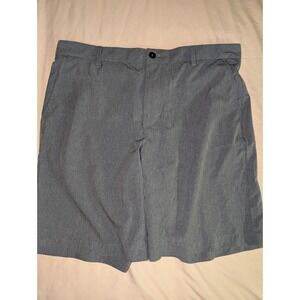 Izod Mens Polyester And Spandex Blue Size 36 Golf Performance Shorts